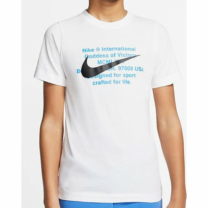 Nike NSW fehér fiú póló