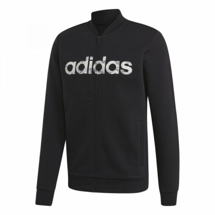 Adidas Essentials fekete férfi pulóver