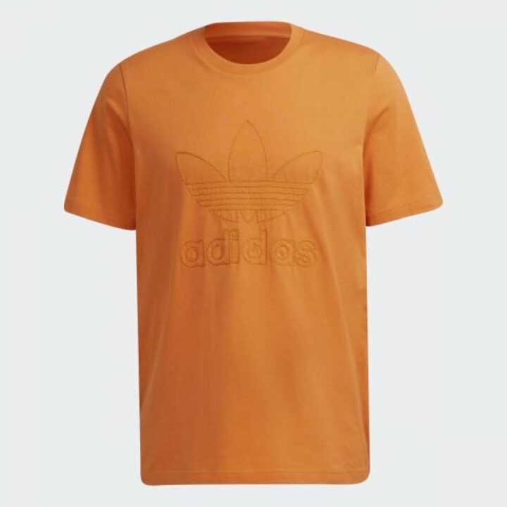 Adidas Originals GRAPHICS TREFOIL SERIES narancs férfi póló