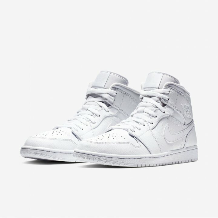 Air Jordan 1 MID fehér férfi utcai cipő