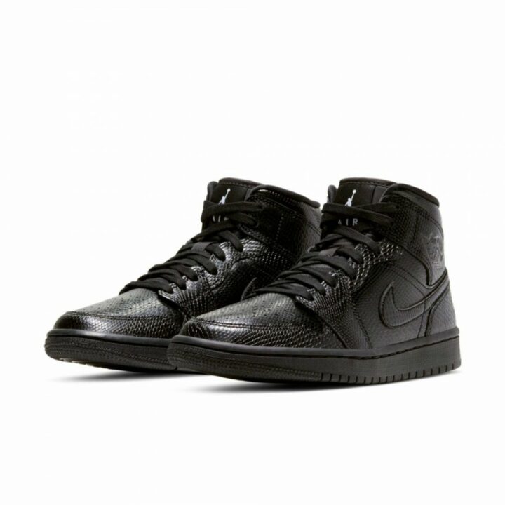 Air Jordan 1 MID fekete utcai cipő