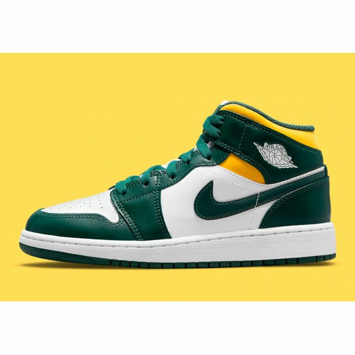 Air Jordan 1 MID Sonic zöld utcai cipő