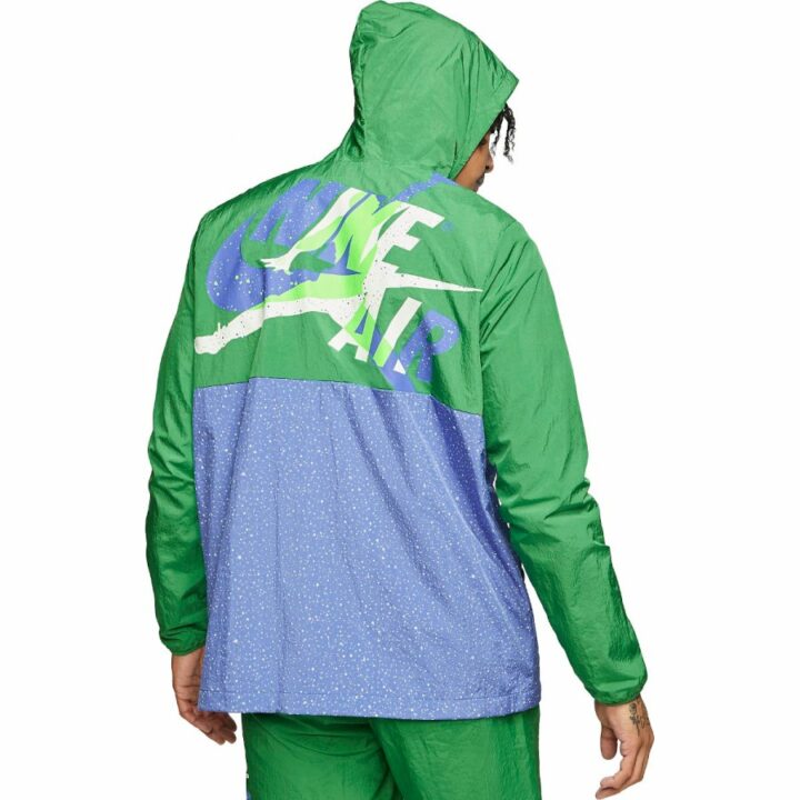 Jordan Windbreaker zöld férfi dzseki