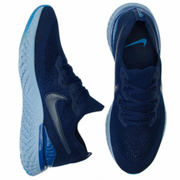 Nike Epic React Flyknit 2 kék férfi futócipő