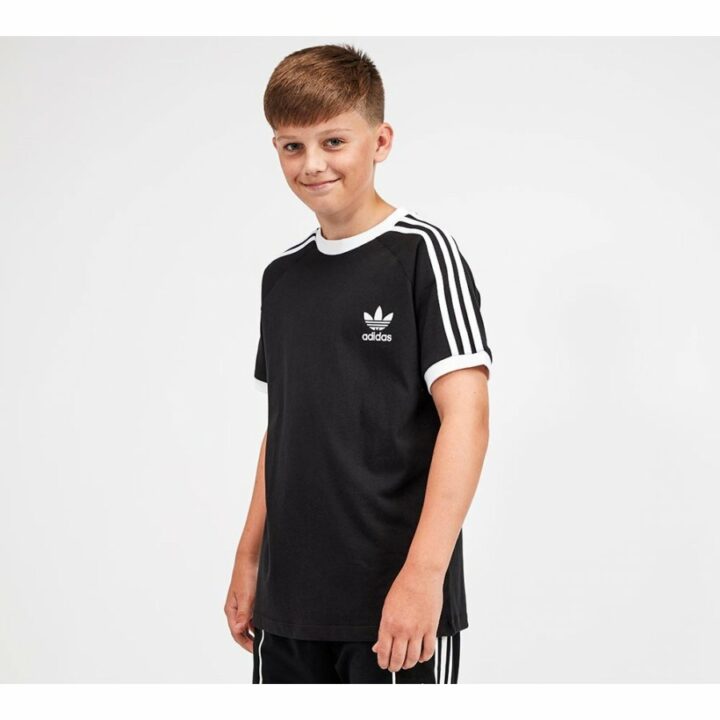 Adidas Originals fekete fiú póló