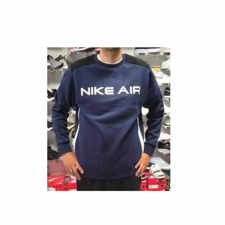 Nike Air kék férfi pulóver