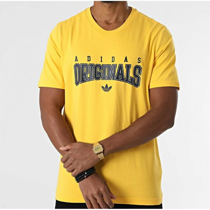 Adidas Originals sárga férfi póló