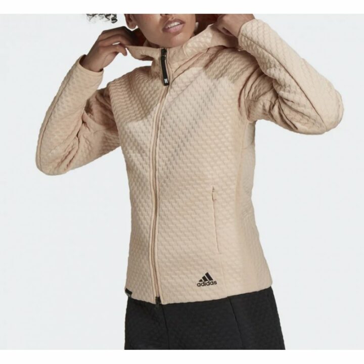 Adidas Z.N.E. Sportswear bézs női pulóver