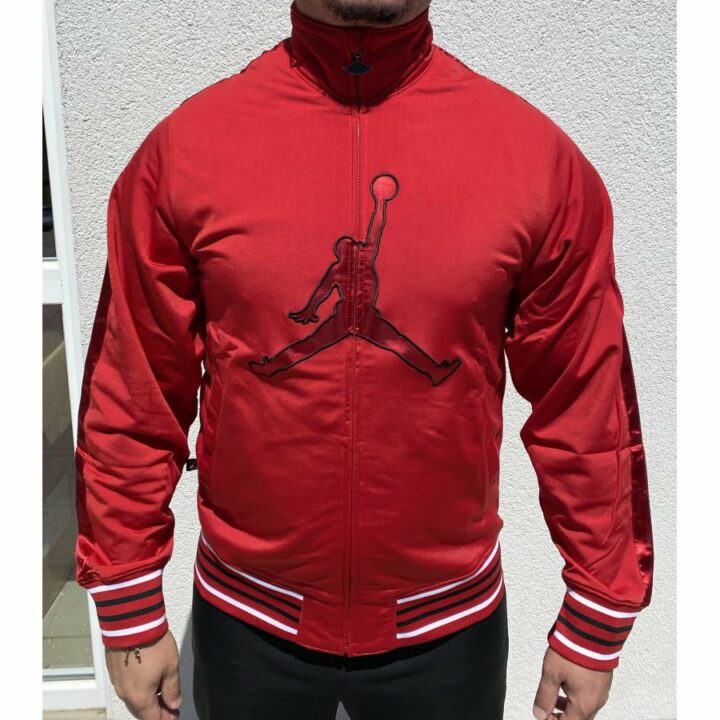 Jordan Retro piros férfi pulóver