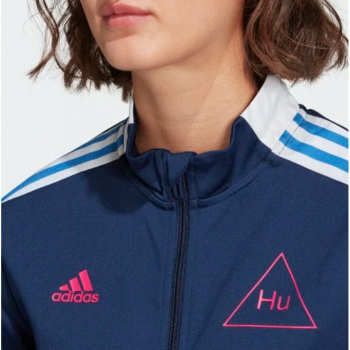 Adidas Human Race kék női pulóver