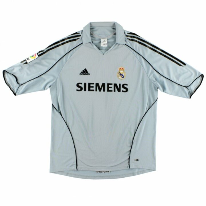 Adidas Real Madrid 2005-06 szürke férfi póló
