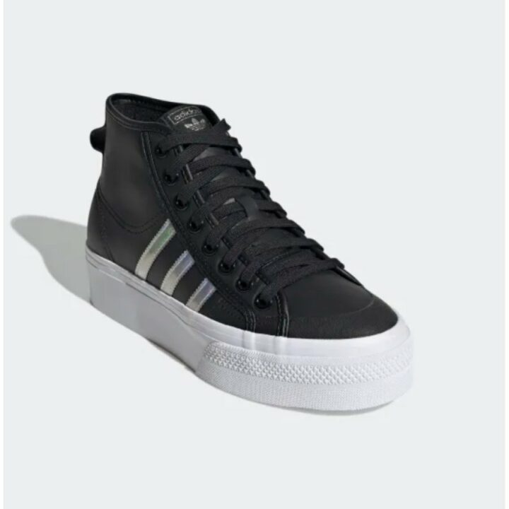 Adidas Nizza Platform Mid fekete női utcai cipő