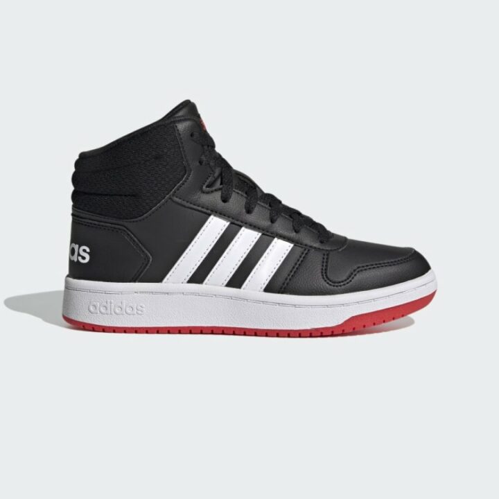 Adidas Hoops 2.0 Mid fekete utcai cipő