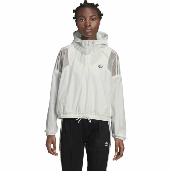 Adidas Originals Cropped fehér női dzseki