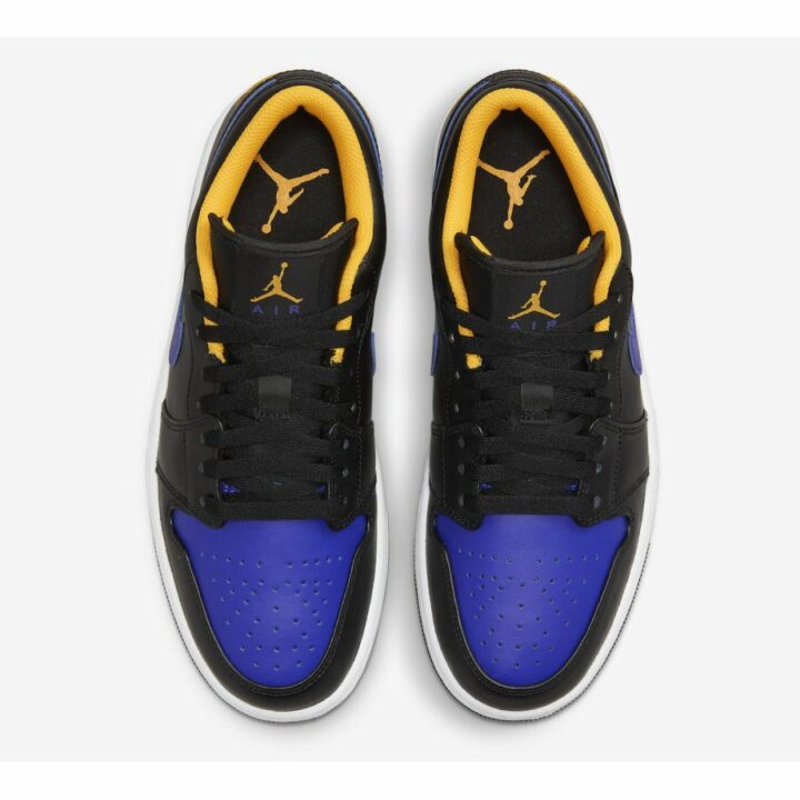 Jordan 1 Low Dark Concord fekete férfi utcai cipő