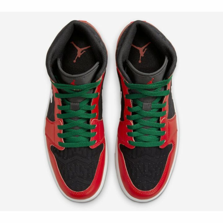 Jordan 1 MID Christmass piros utcai cipő