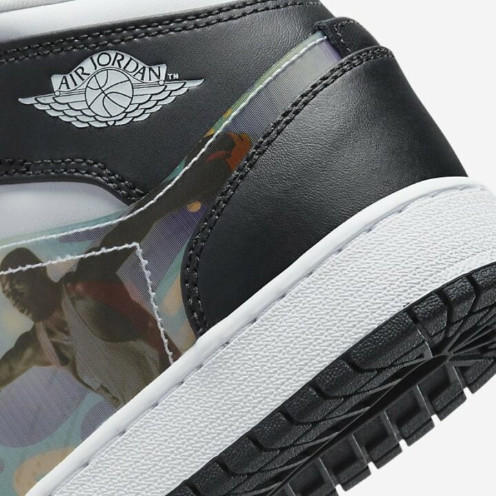 Jordan 1 MID Hologram fekete utcai cipő
