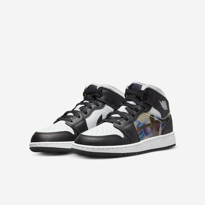 Jordan 1 MID Hologram fekete utcai cipő