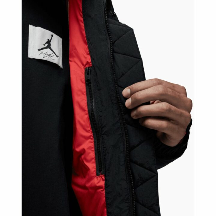 Jordan Essentials fekete férfi kabát