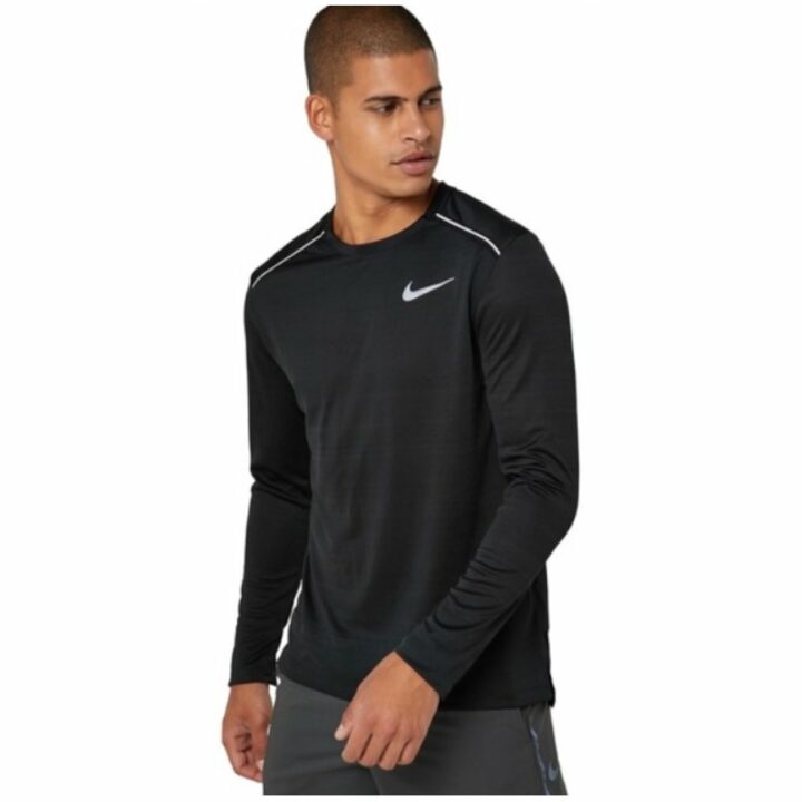 Nike Dri-fit Miler fekete férfi pulóver