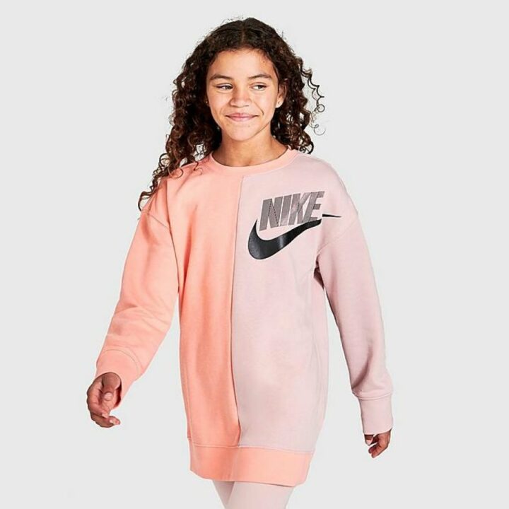 Nike NSW rózsaszín lány pulóver