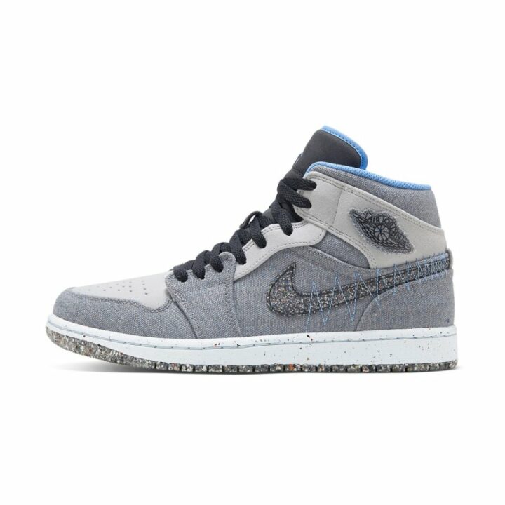 Jordan 1 Mid Crater Grey University Blue szürke utcai cipő