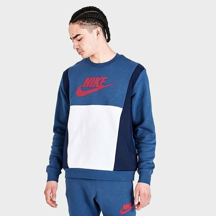 Nike Sportswear kék férfi pulóver