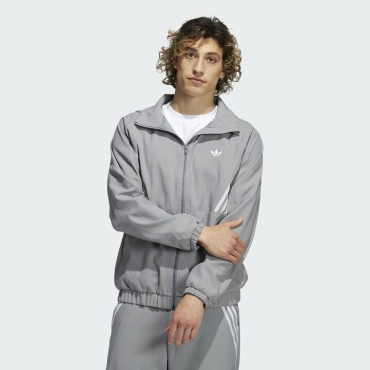 Adidas Workshop Windbreaker szürke férfi dzseki