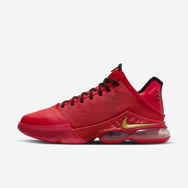 Nike Lebron 19 Low Light Crimson piros férfi kosárlabdacipő