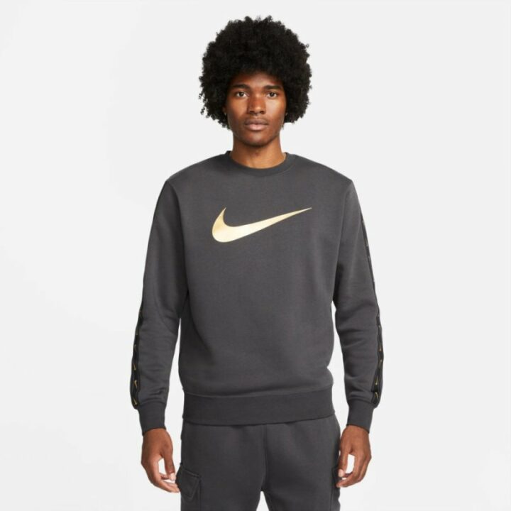 Nike Sportswear Repeat szürke férfi pulóver