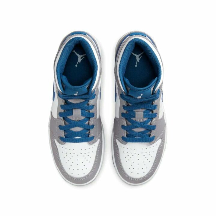 Jordan 1 MID True Blue szürke utcai cipő