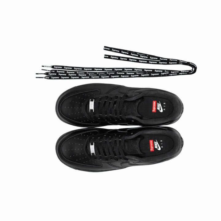 Nike Supreme Air Force 1 Low fekete férfi utcai cipő