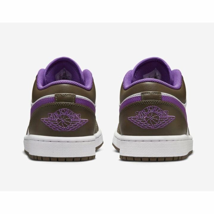 Jordan 1 Low Purple Mocha barna férfi utcai cipő