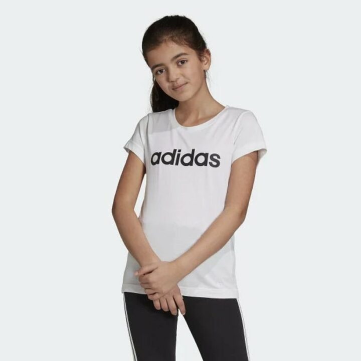 Adidas Essentials fehér lány póló