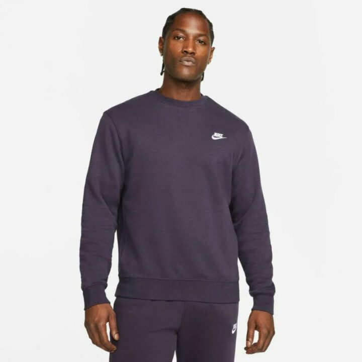 Nike Sportswear lila férfi pulóver