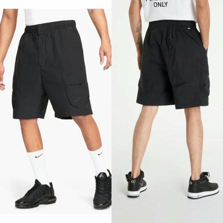 Nike Sportswear Tech fekete férfi rövidnadrág