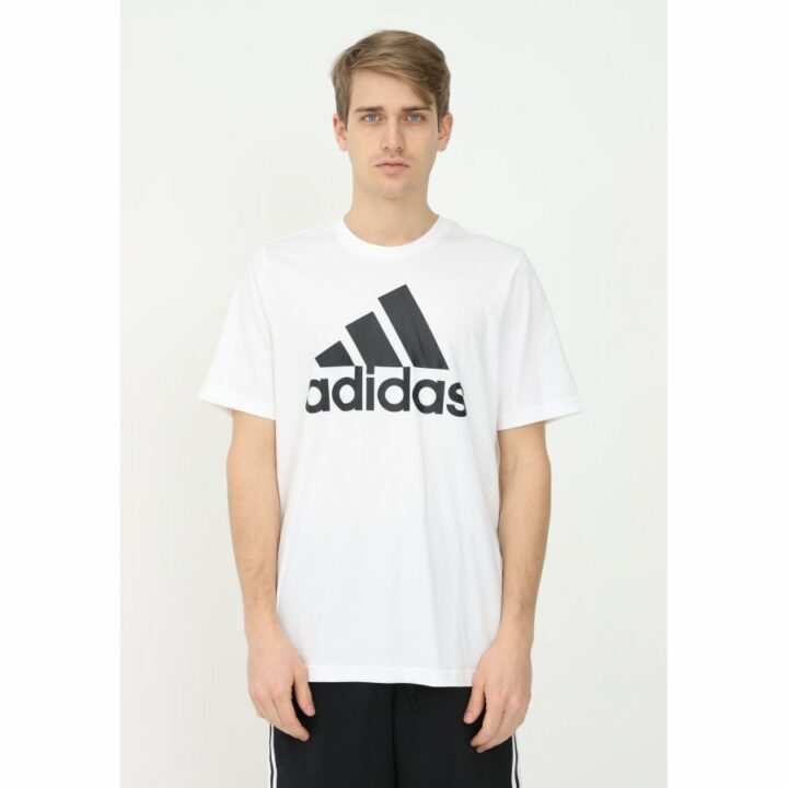 Adidas Essentials fehér férfi póló