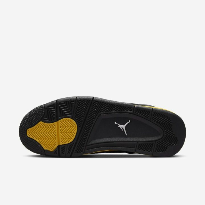 Jordan 4 Retro Yellow Thunder fekete utcai cipő