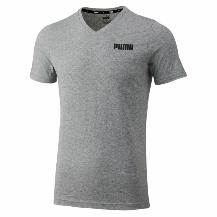 Puma Essetnials szürke férfi póló