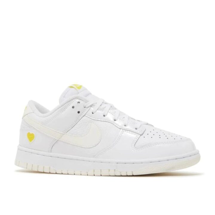 Nike Dunk Low White Yellow Heart fehér utcai cipő