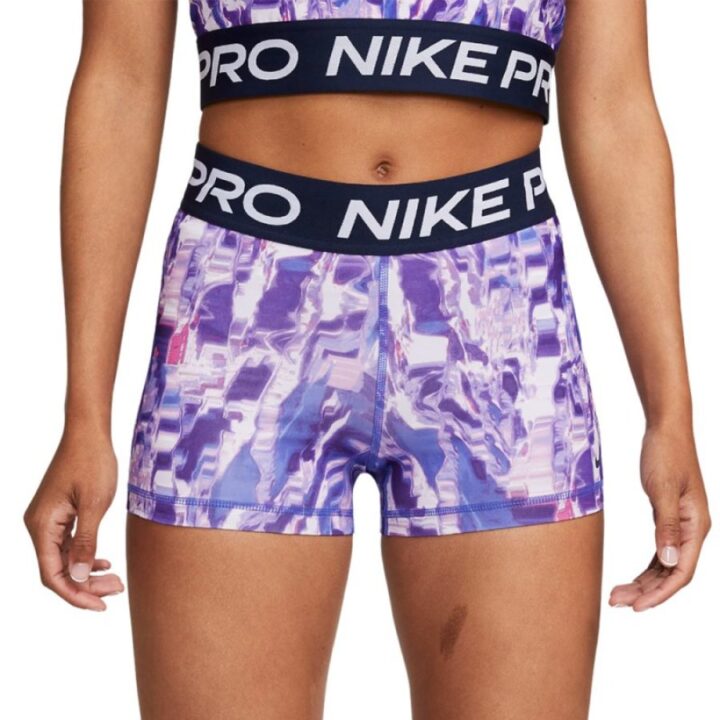 Nike PRO lila női rövidnadrág