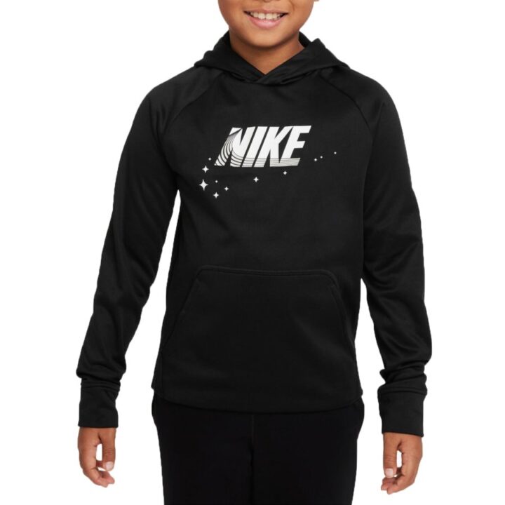 Nike Therma fekete fiú pulóver