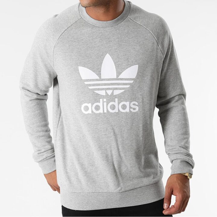 Adidas Originals szürke férfi pulóver