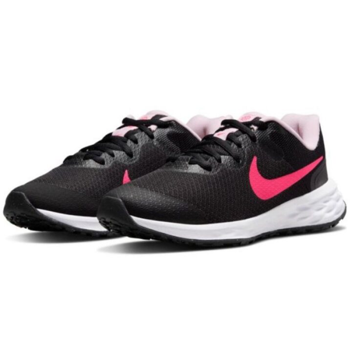 Nike Revolution 6 fekete utcai cipő