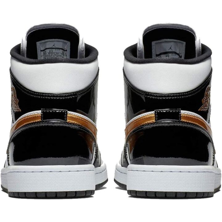 Jordan 1 MID Black Gold fekete férfi utcai cipő