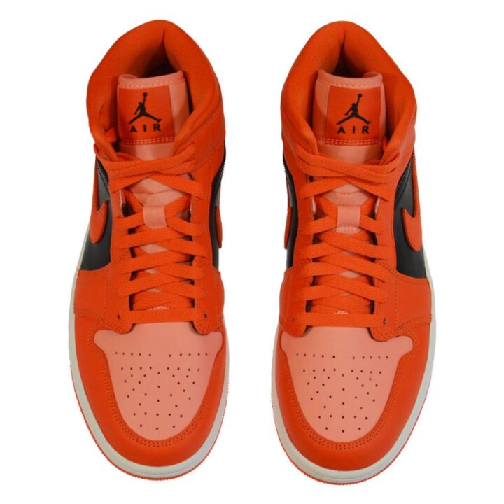 Jordan 1 MID Orange Black narancs utcai cipő