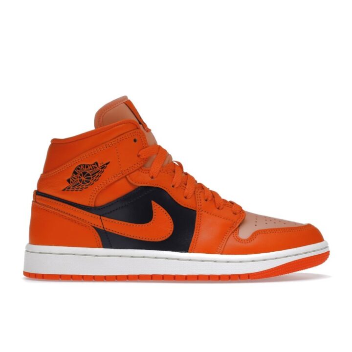 Jordan 1 MID Orange Black narancs utcai cipő
