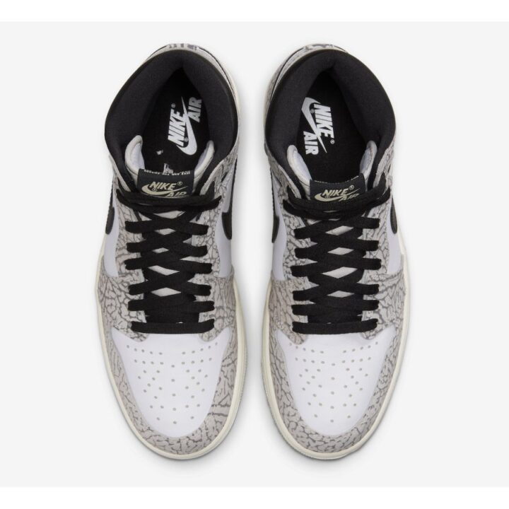 Jordan 1 Retro High OG White Cement szürke utcai cipő