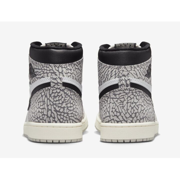 Jordan 1 Retro High OG White Cement szürke utcai cipő