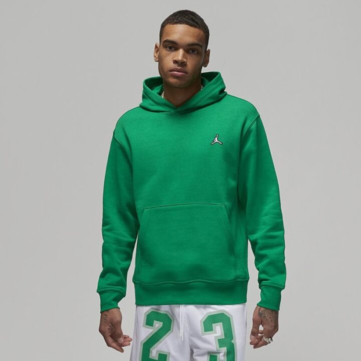 Jordan Essentials zöld férfi pulóver